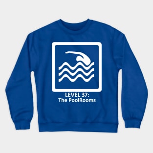 The PoolRooms - The Backrooms -Level 37 -Found Footage Crewneck Sweatshirt